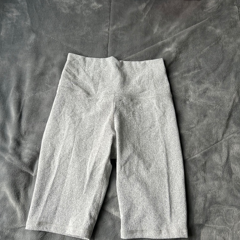 Five dancewear grey airbrush shorts